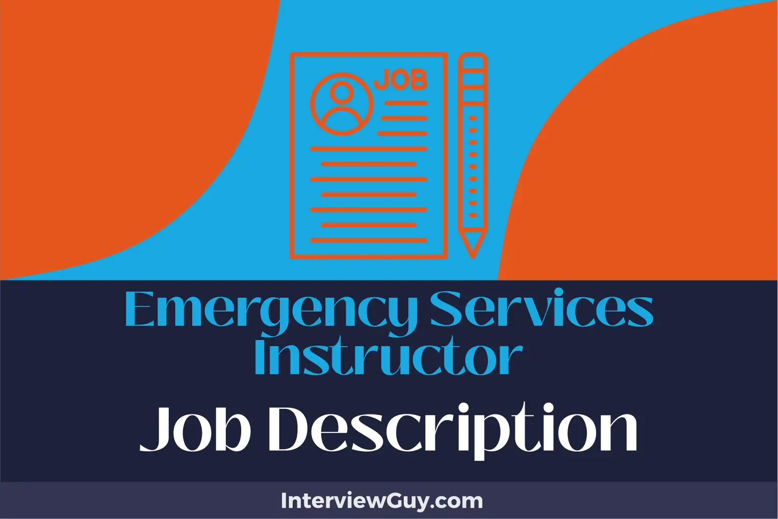 emergency services instructor job description