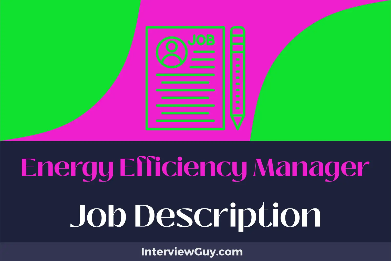energy efficiency manager job description