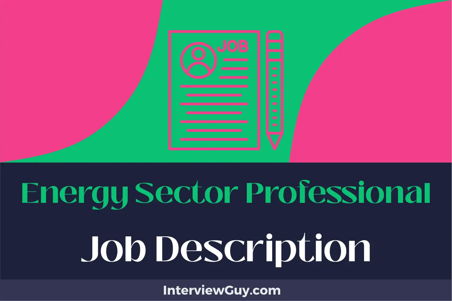 energy sector professional job description