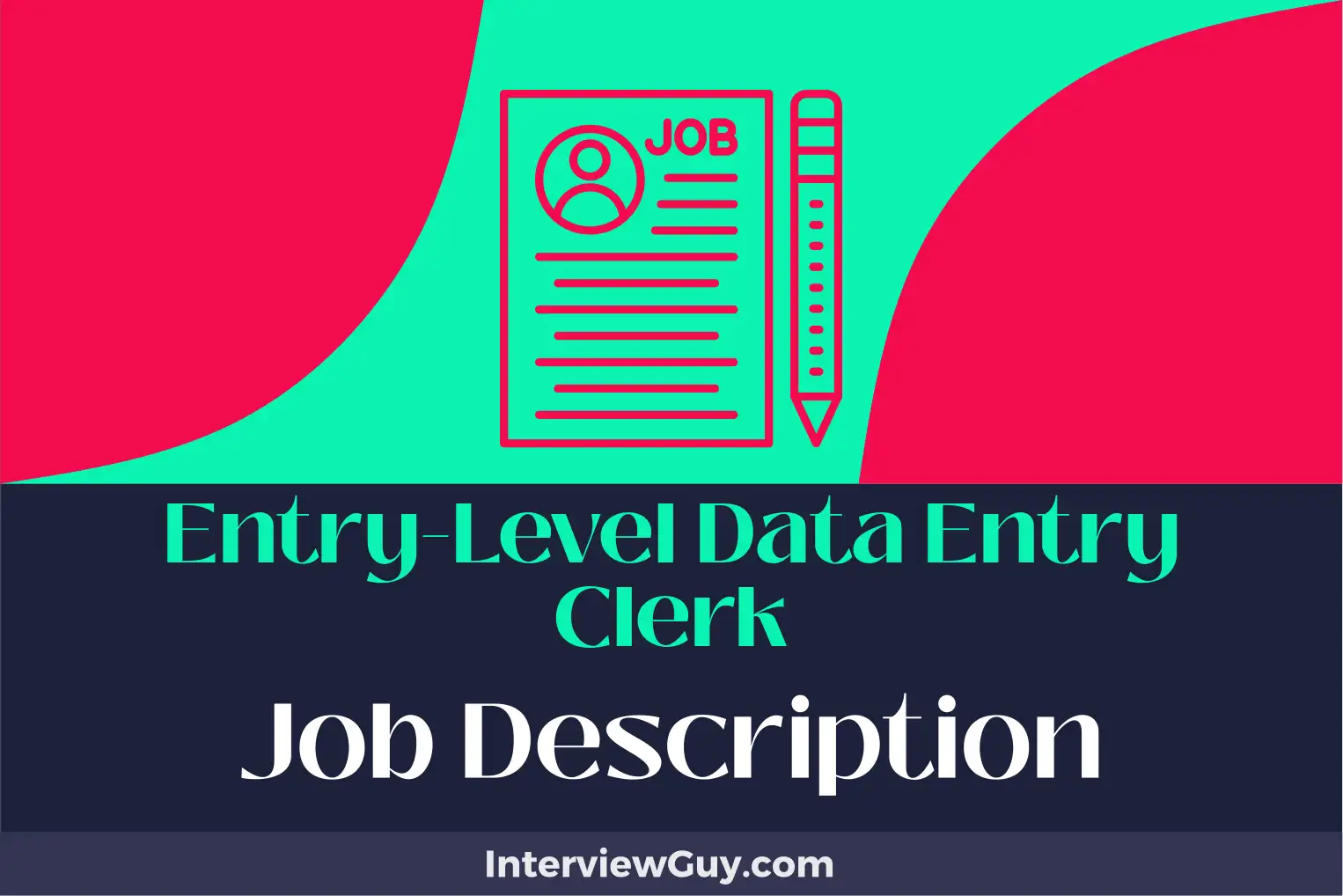 entry level data entry clerk job description