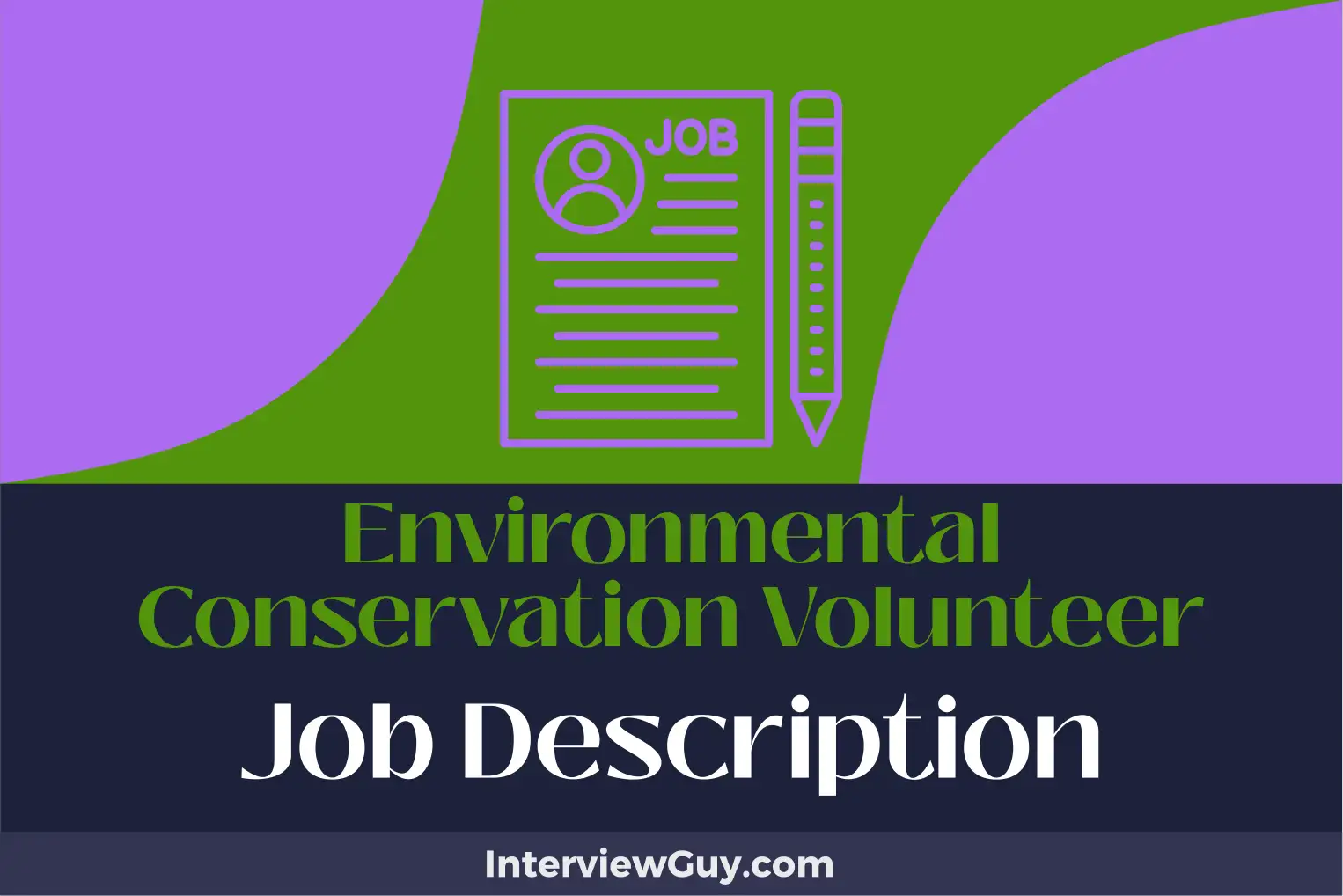 environmental conservation volunteer job description