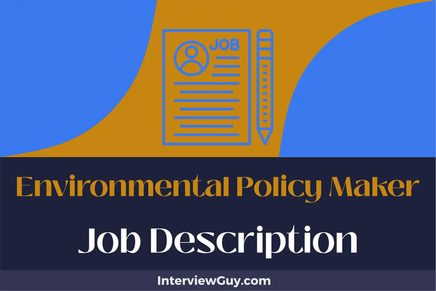 environmental policy maker job description