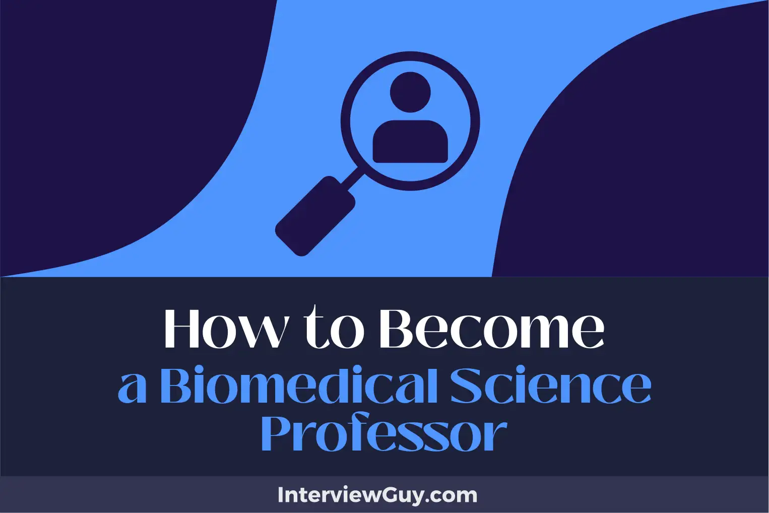 how to become a biomedical science professor