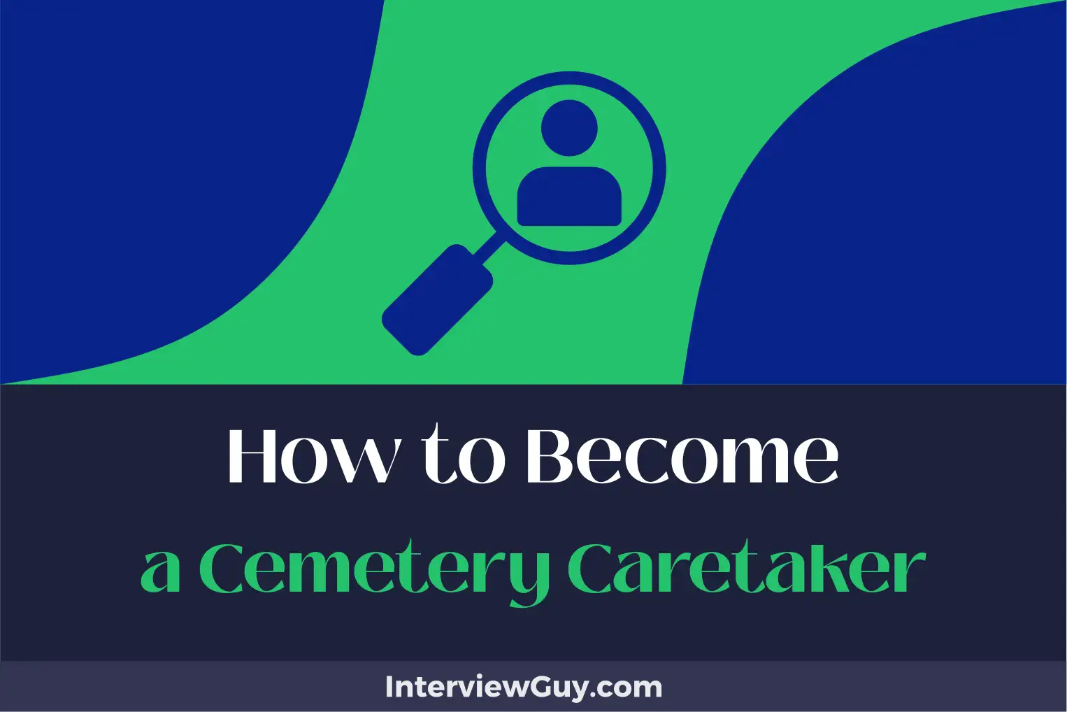 how to become a cemetery caretaker