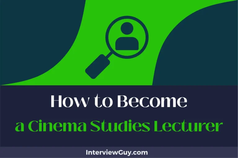 How to Become a Cinema Studies Lecturer (Zoom In on Academia)