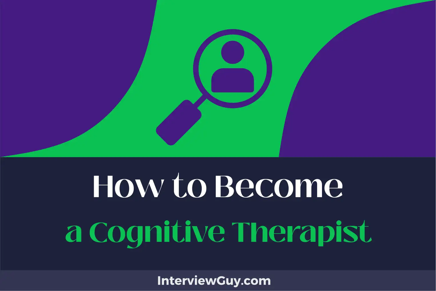 how to become a cognitive therapist