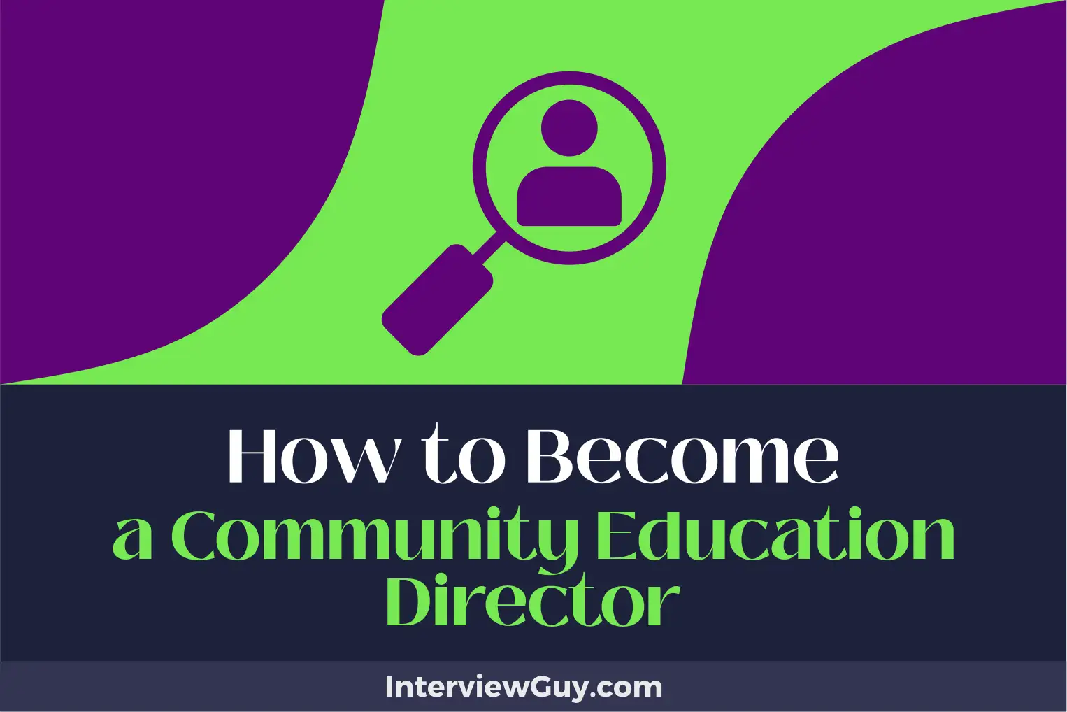how to become a community education director
