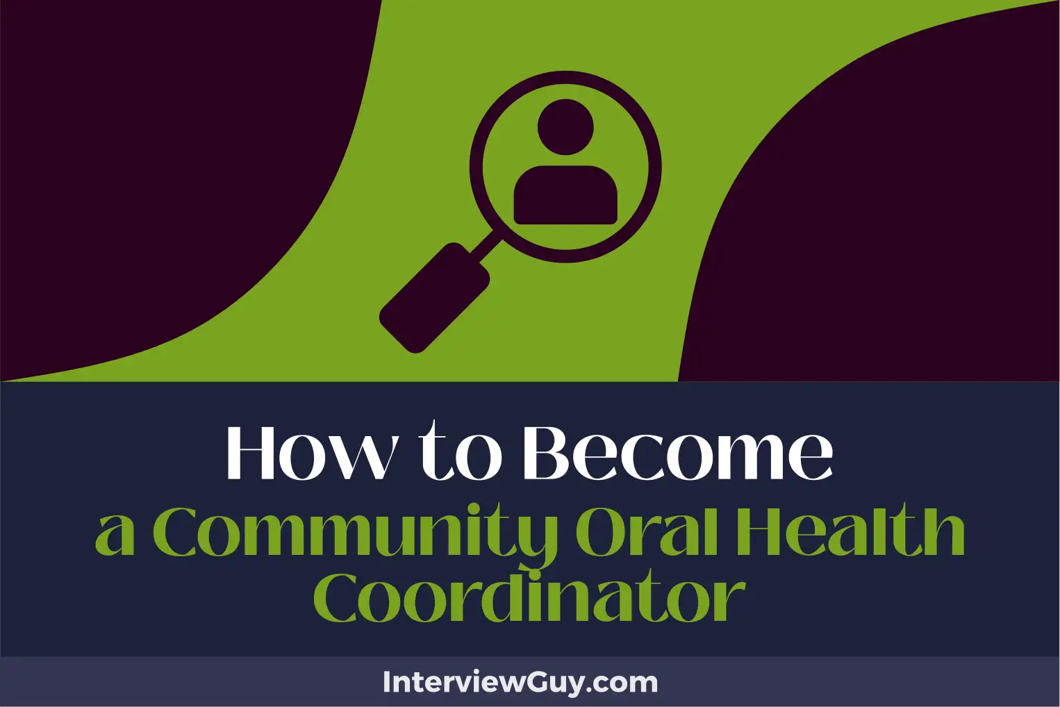 how to become a community oral health coordinator