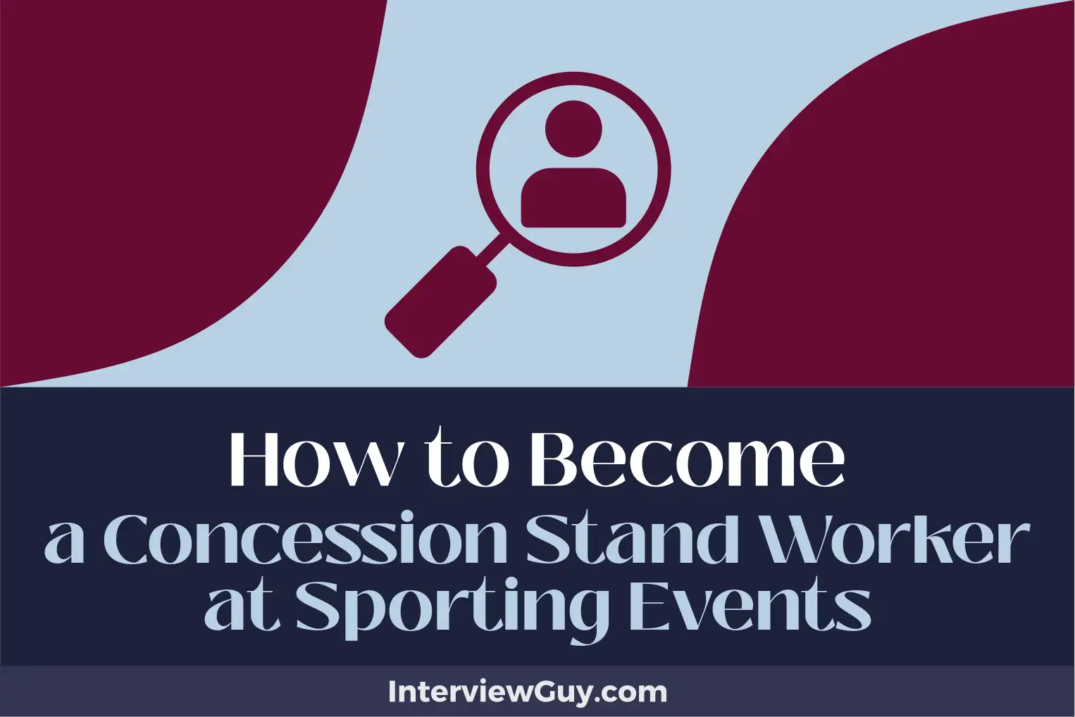 how to become a concession stand worker at sporting events