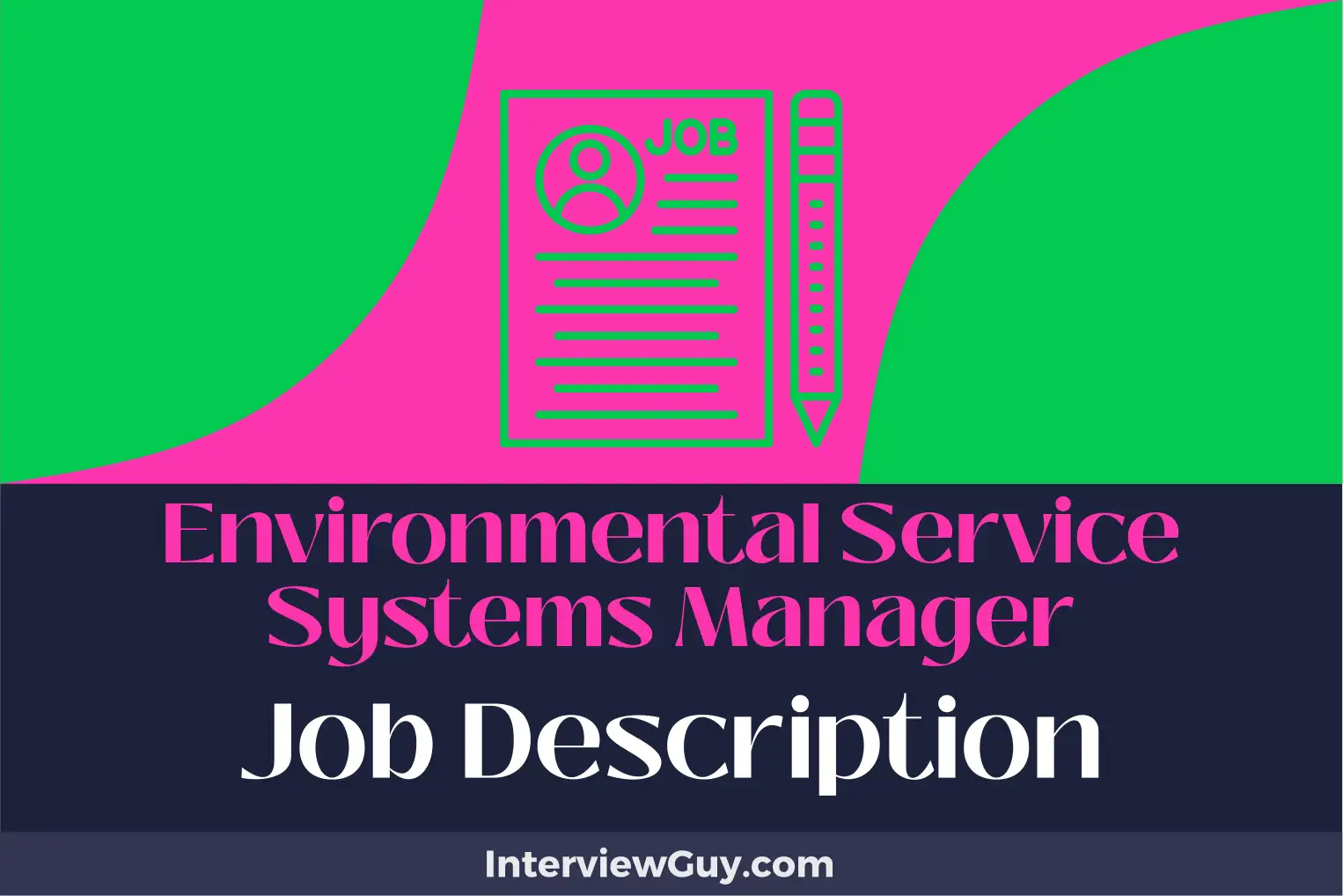 environmental service systems manager job description