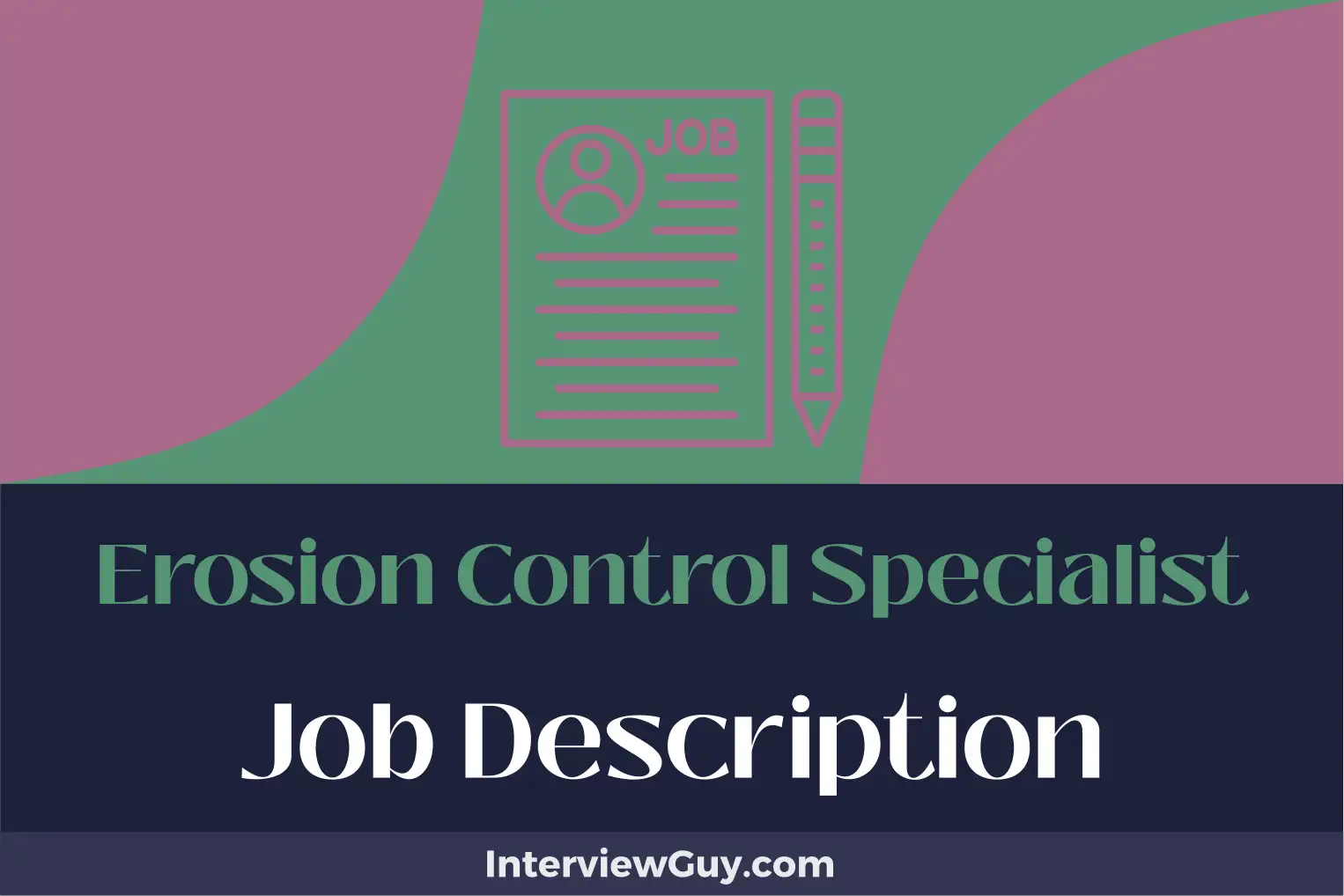 erosion control specialist job description