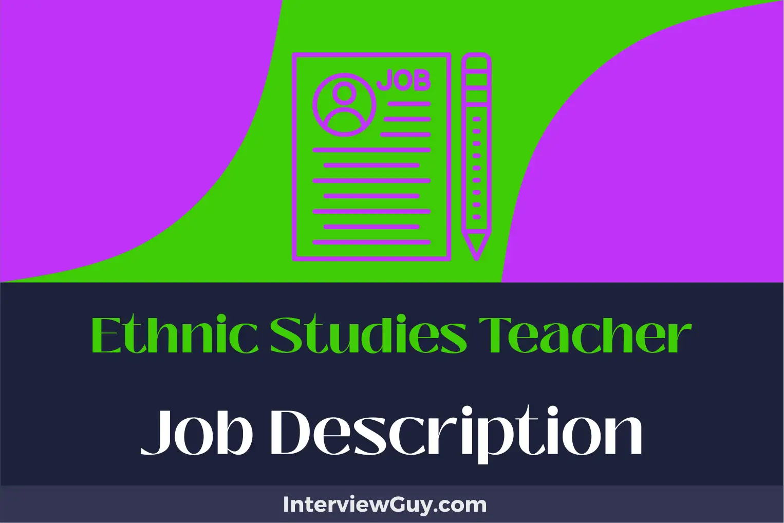 ethnic studies teacher job description