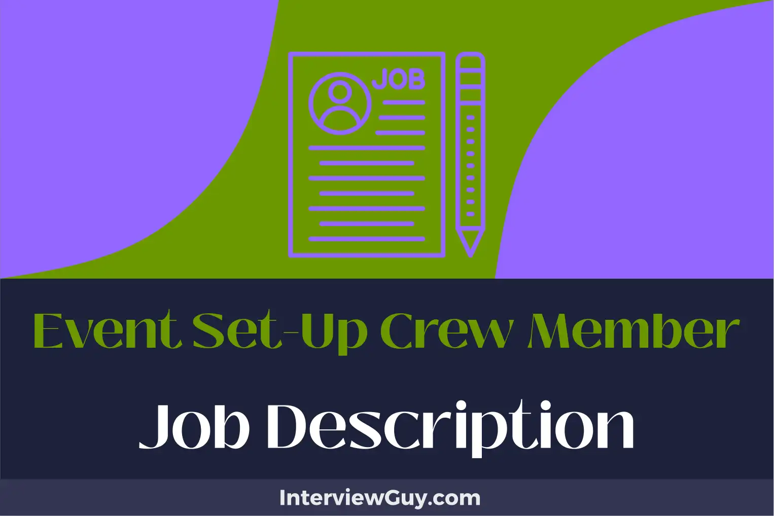 event set up crew member job description