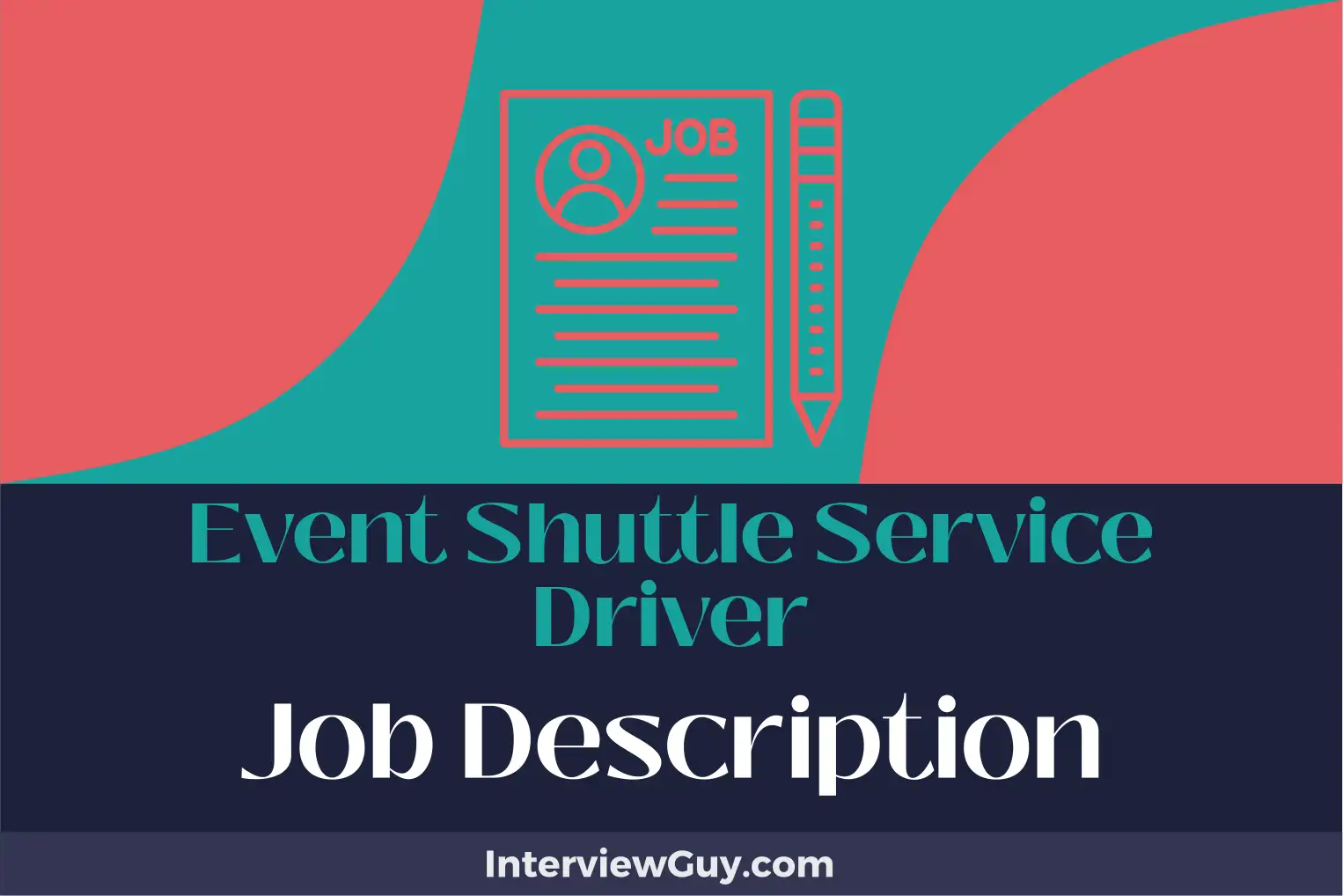 event shuttle service driver job description