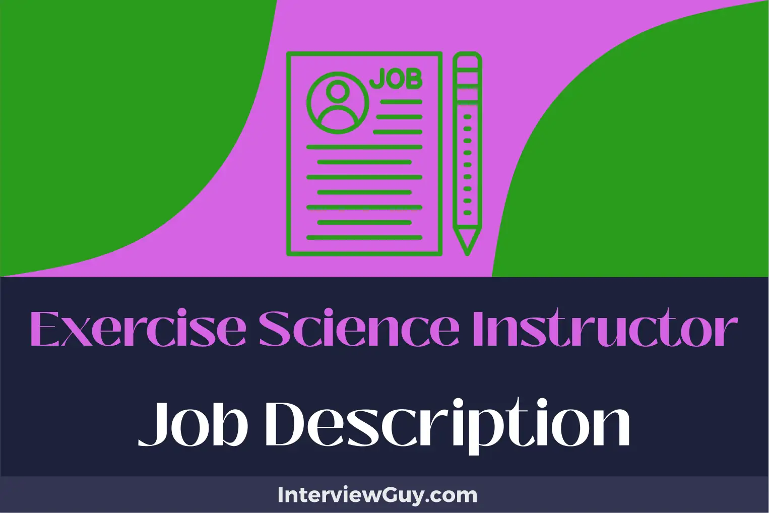 exercise science instructor job description