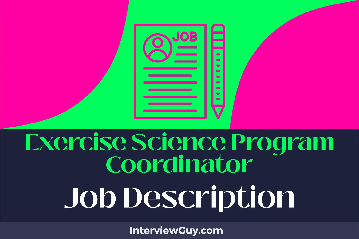 exercise science program coordinator job description