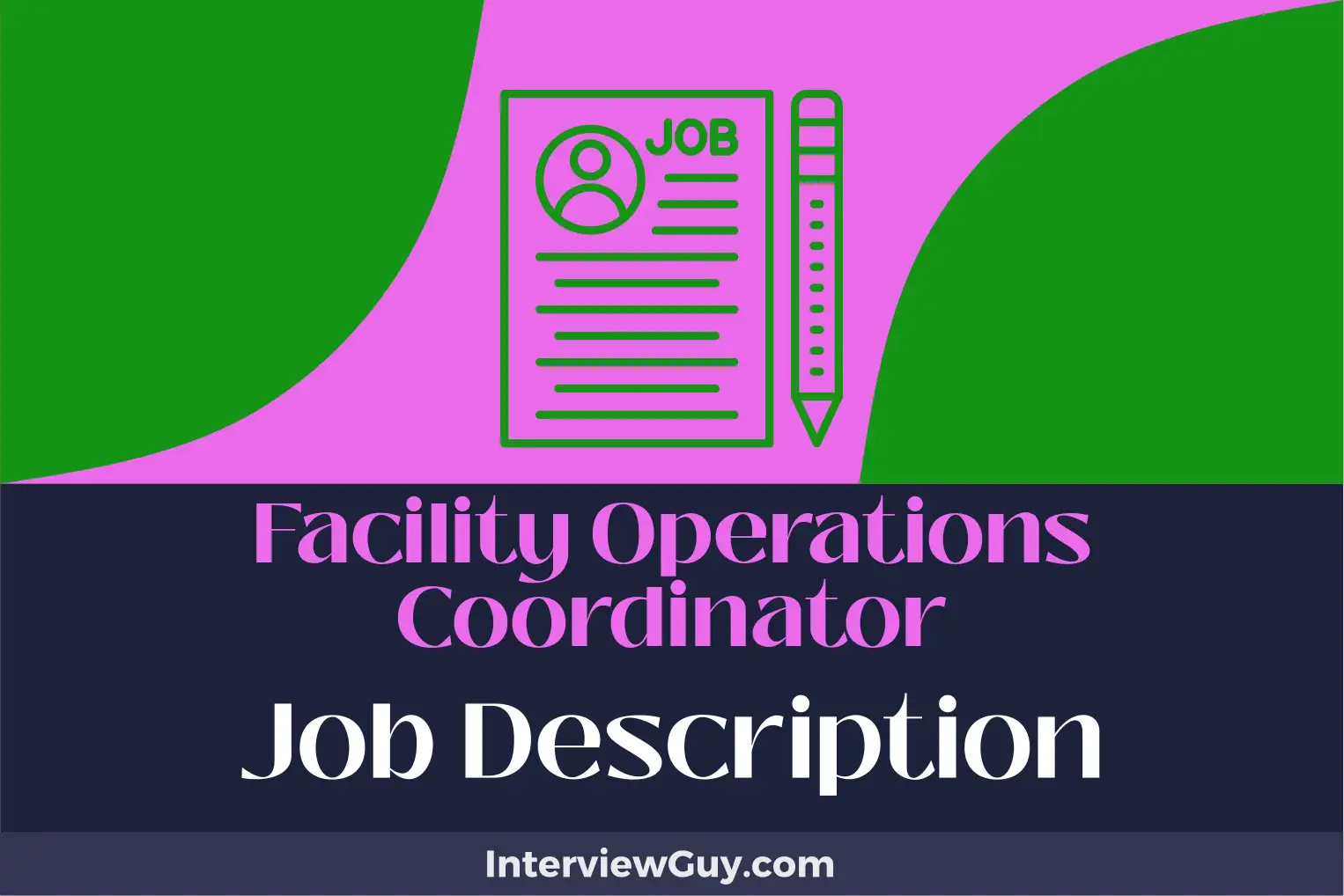 facility operations coordinator job description