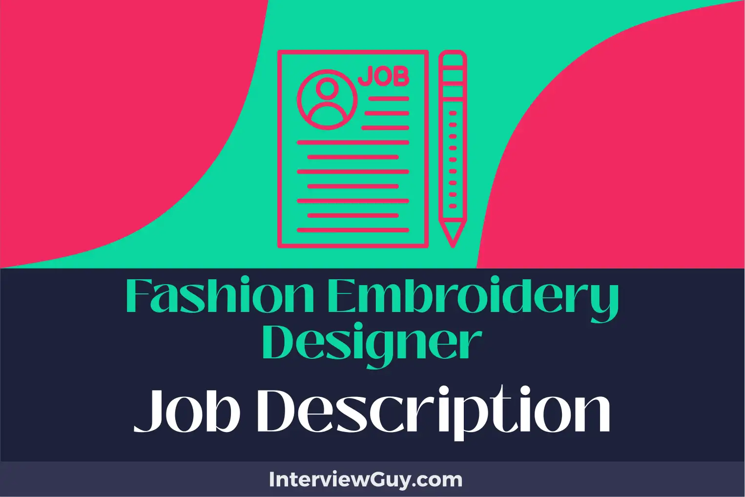 fashion embroidery designer job description