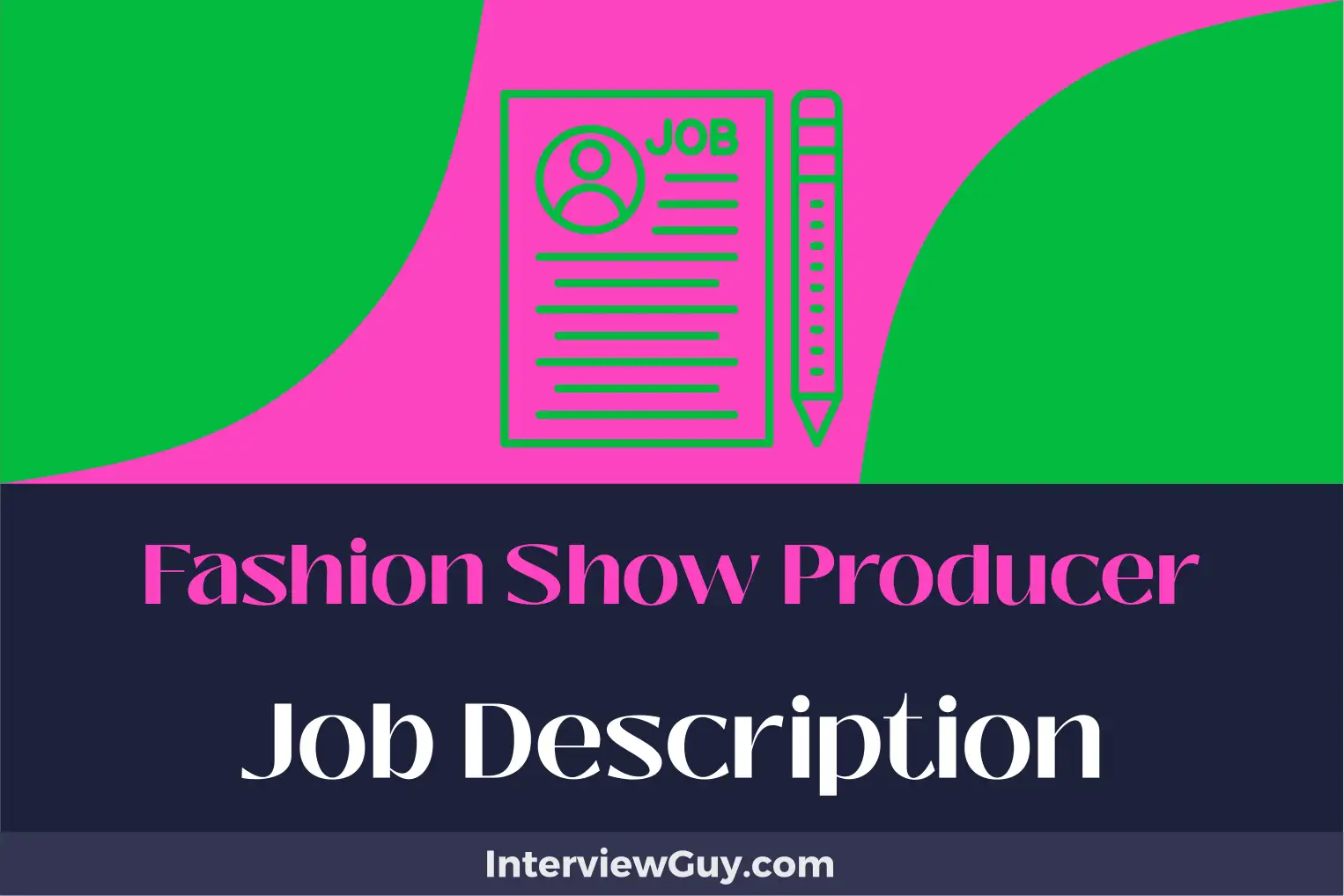 fashion show producer job description