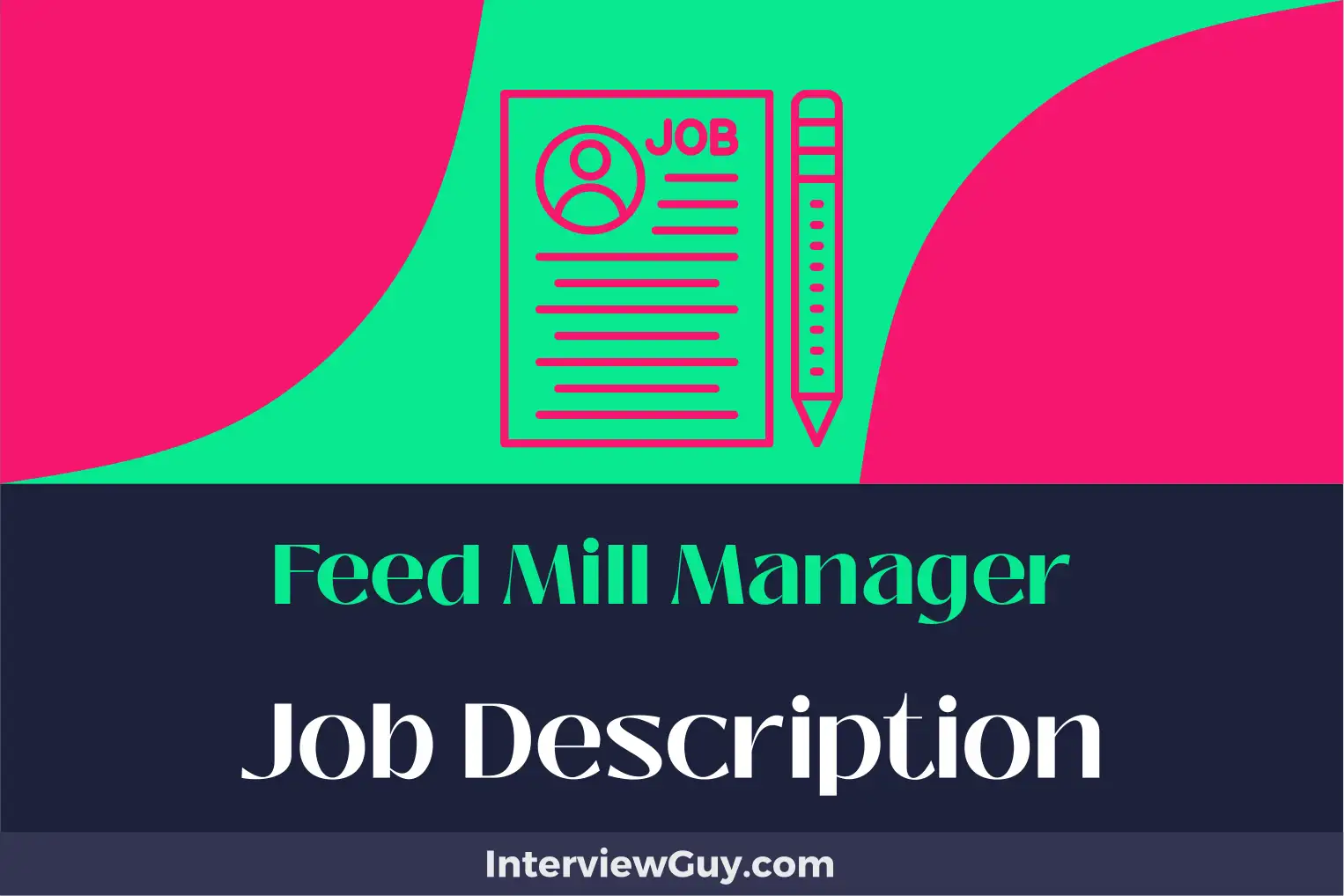feed mill manager job description