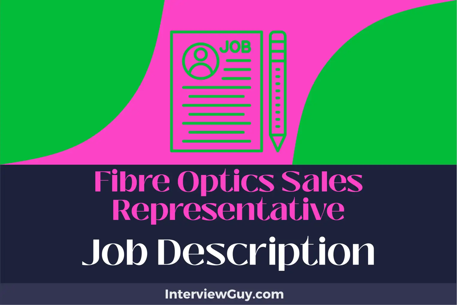fibre optics sales representative job description