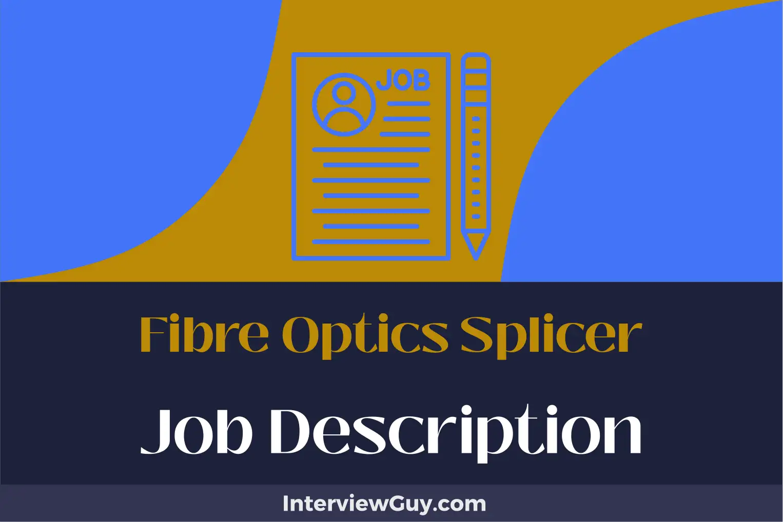 fibre optics splicer job description