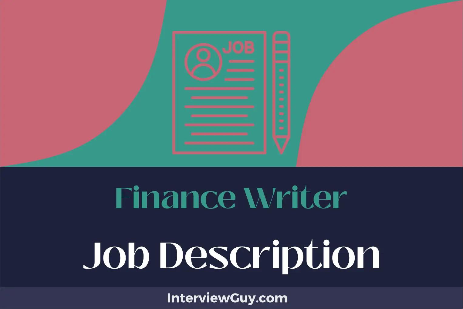 finance writer job description