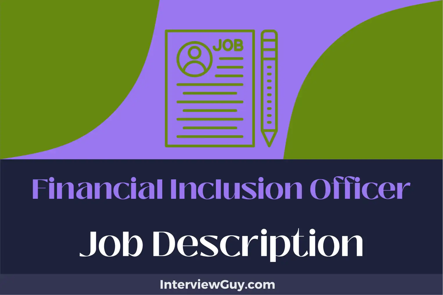 financial inclusion officer job description