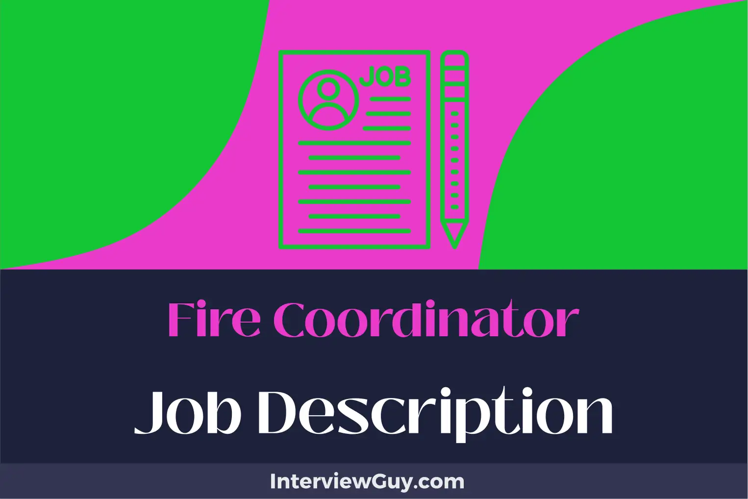fire coordinator job description