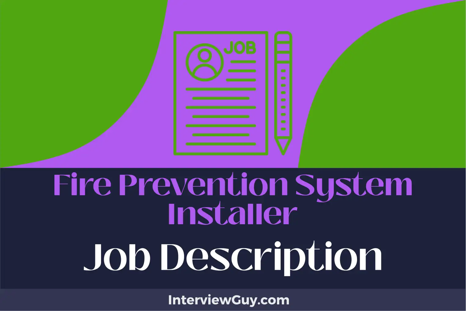 fire prevention system installer job description