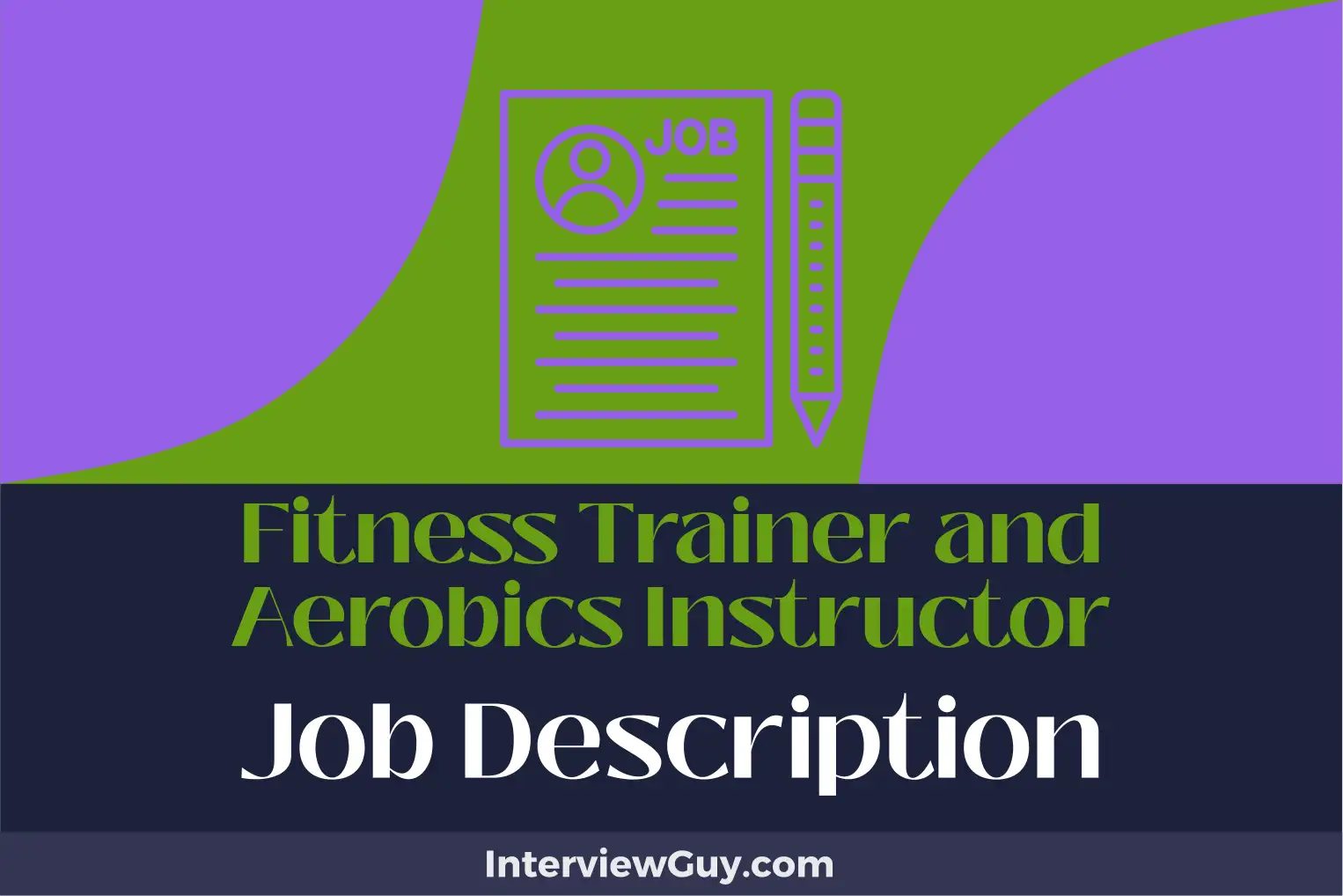 fitness trainer and aerobics instructor job description