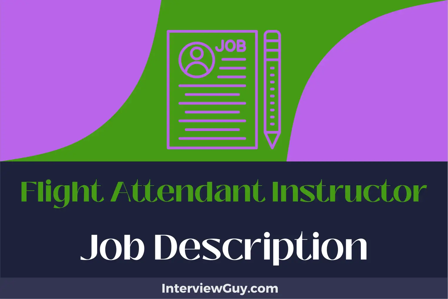 flight attendant instructor job description