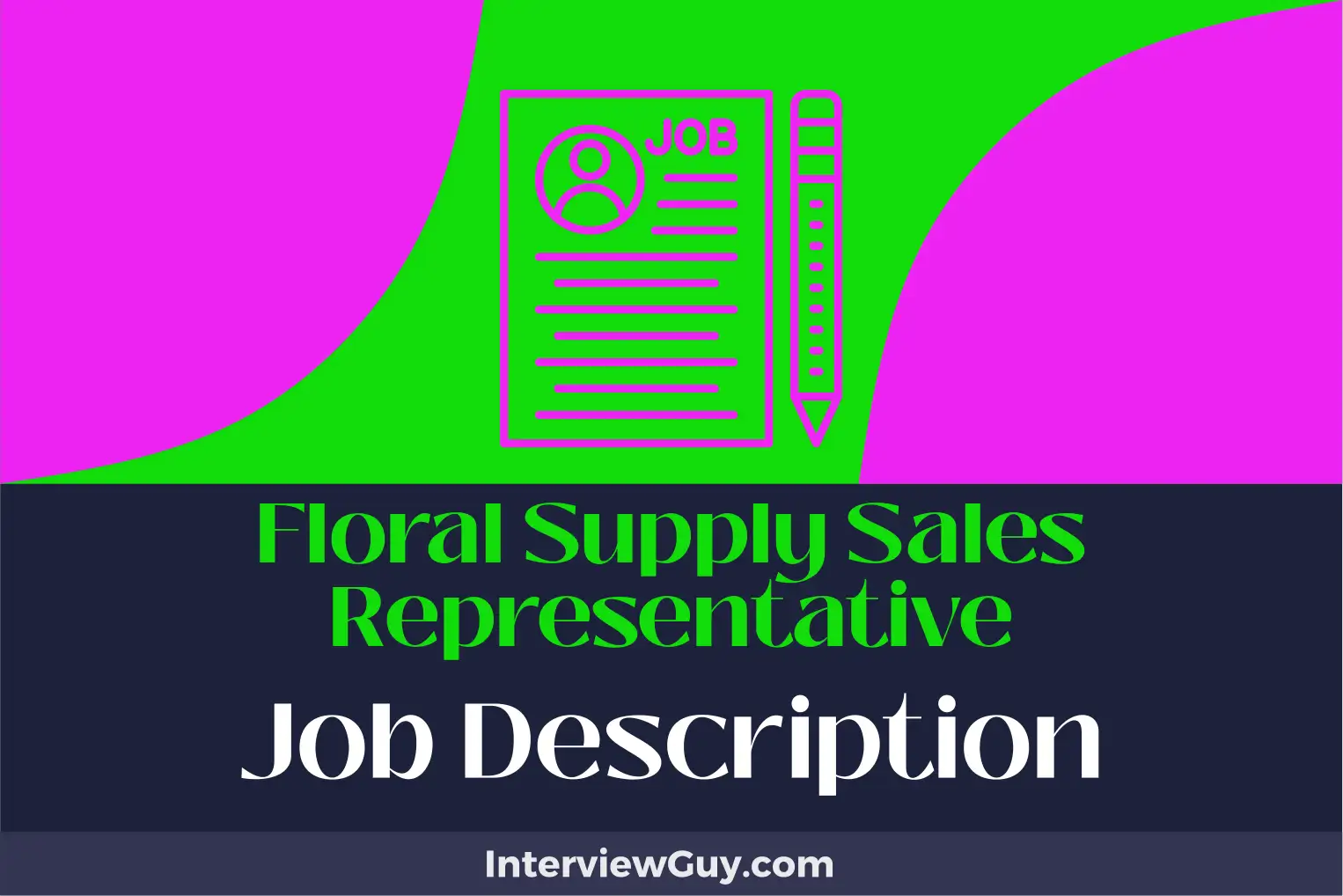 floral supply sales representative job description