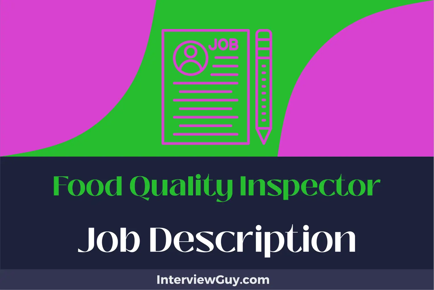 food quality inspector job description