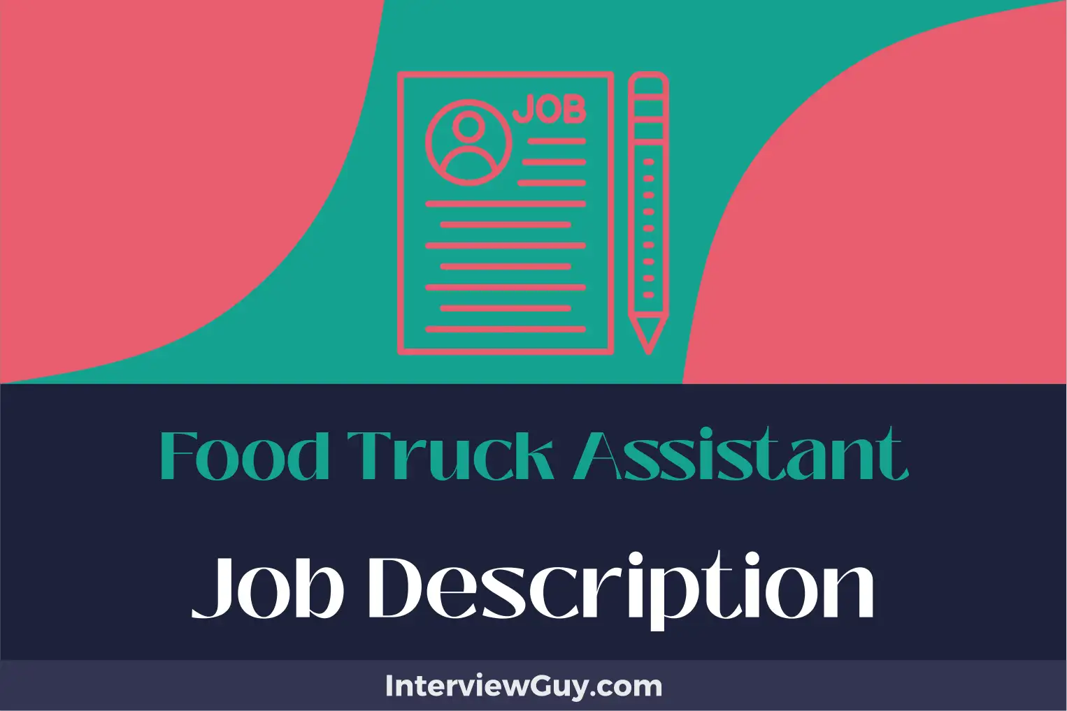 food truck assistant job description