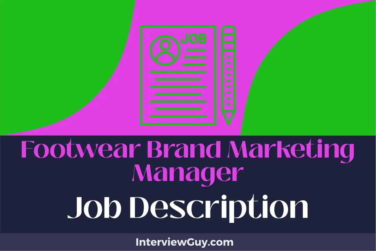 footwear brand marketing manager job description