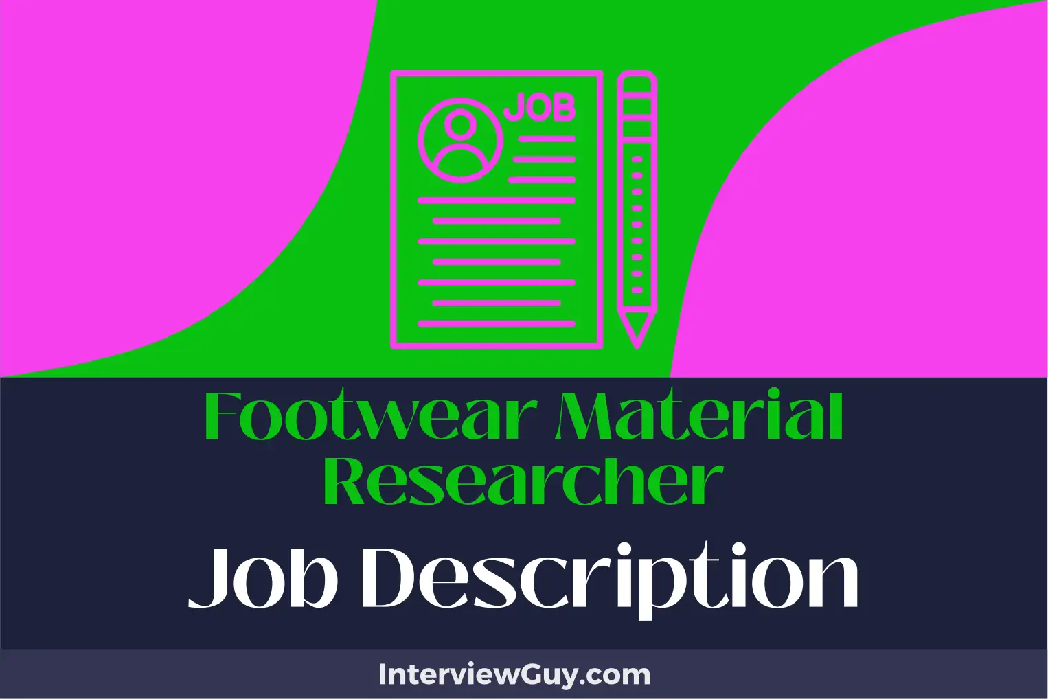 footwear material researcher job description