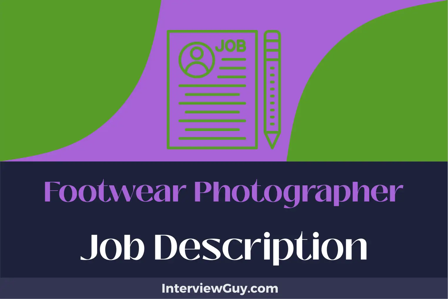 footwear photographer job description