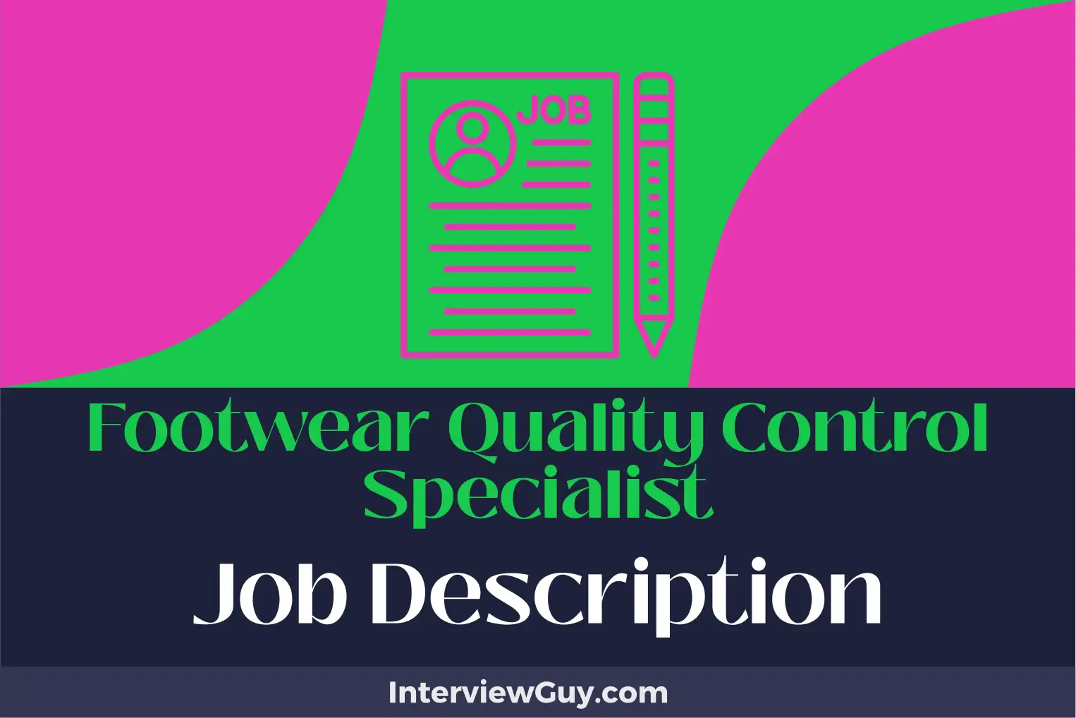footwear quality control specialist job description