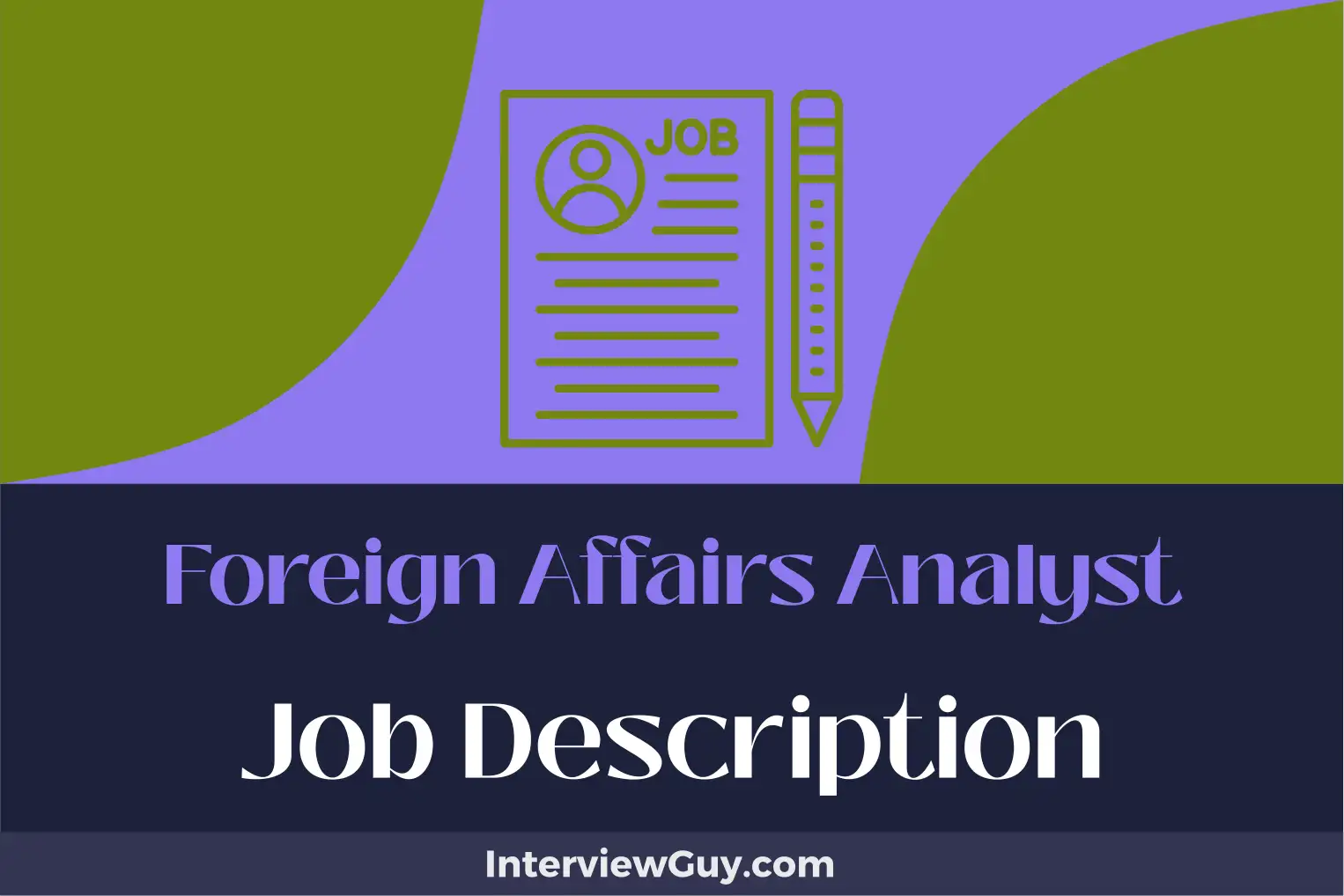foreign affairs analyst job description