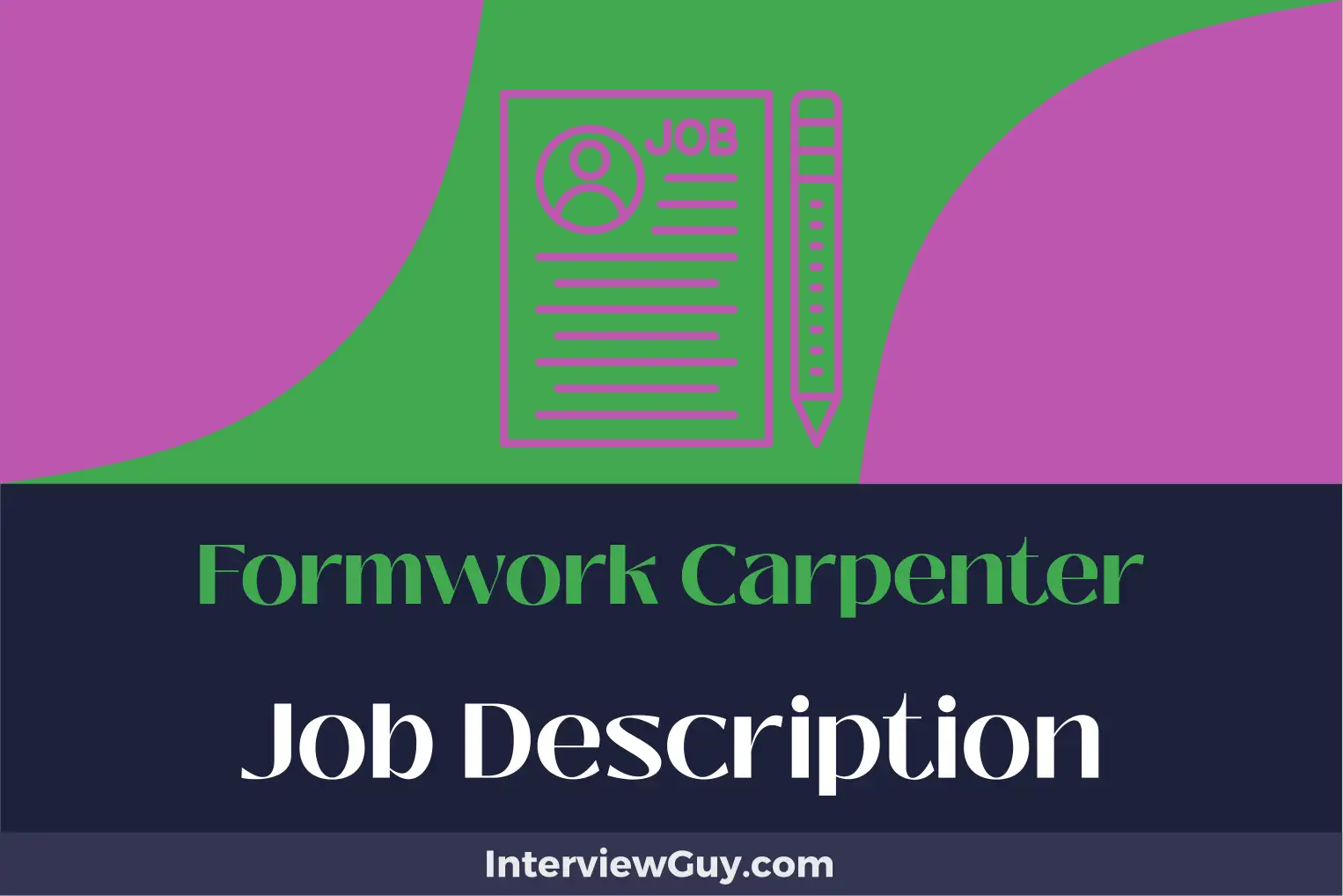 formwork carpenter job description