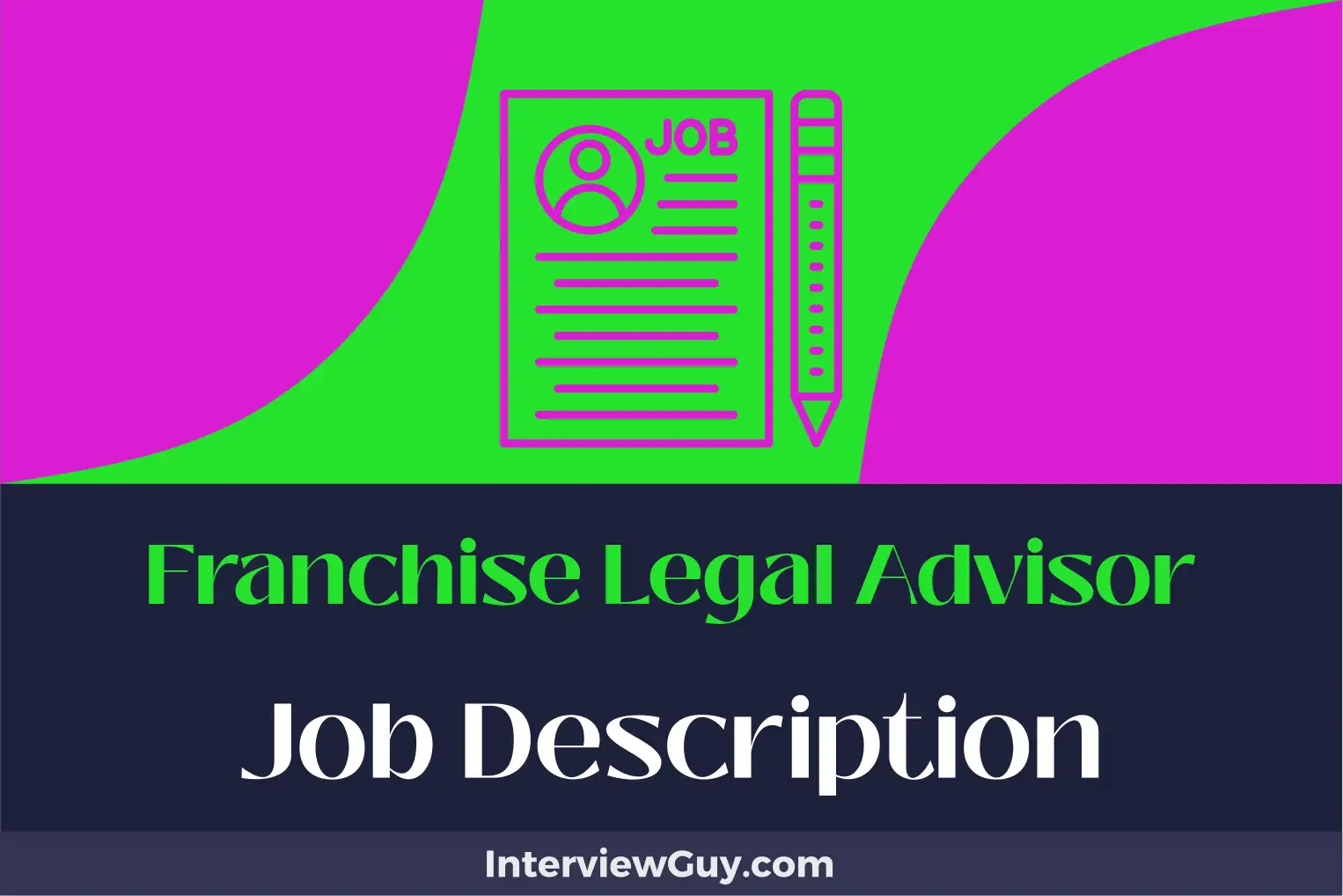franchise legal advisor job description