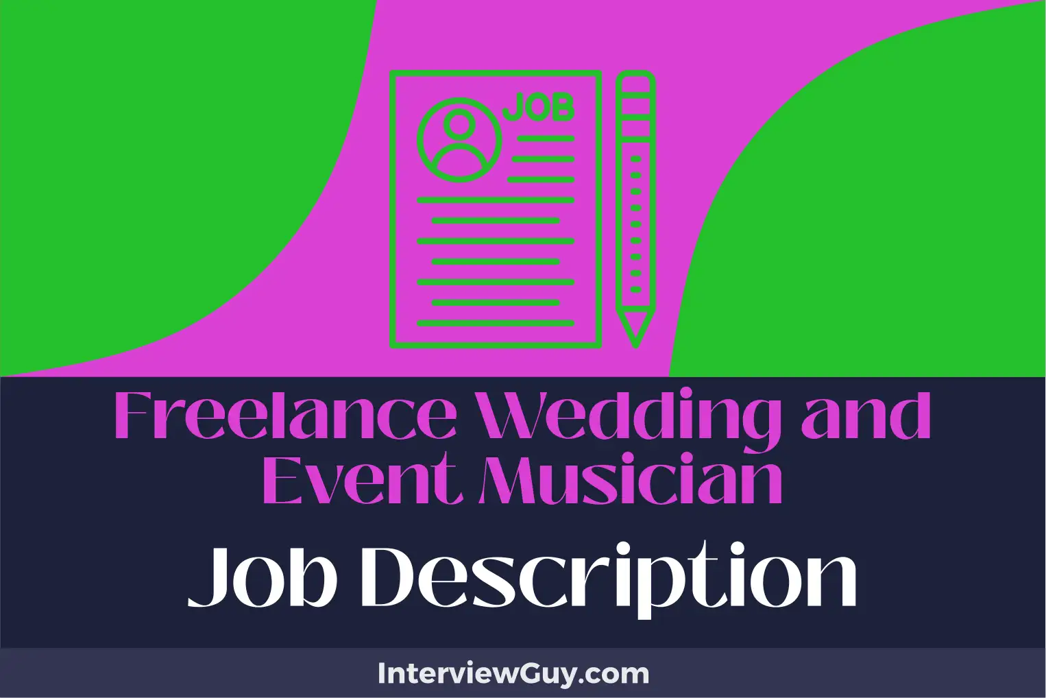 freelance wedding and event musician job description