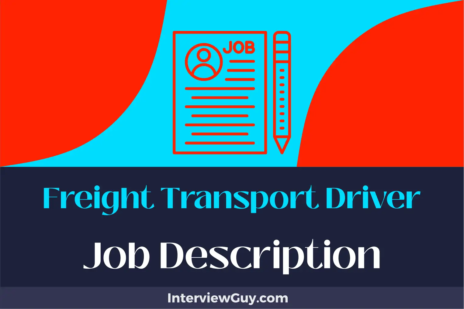 freight transport driver job description