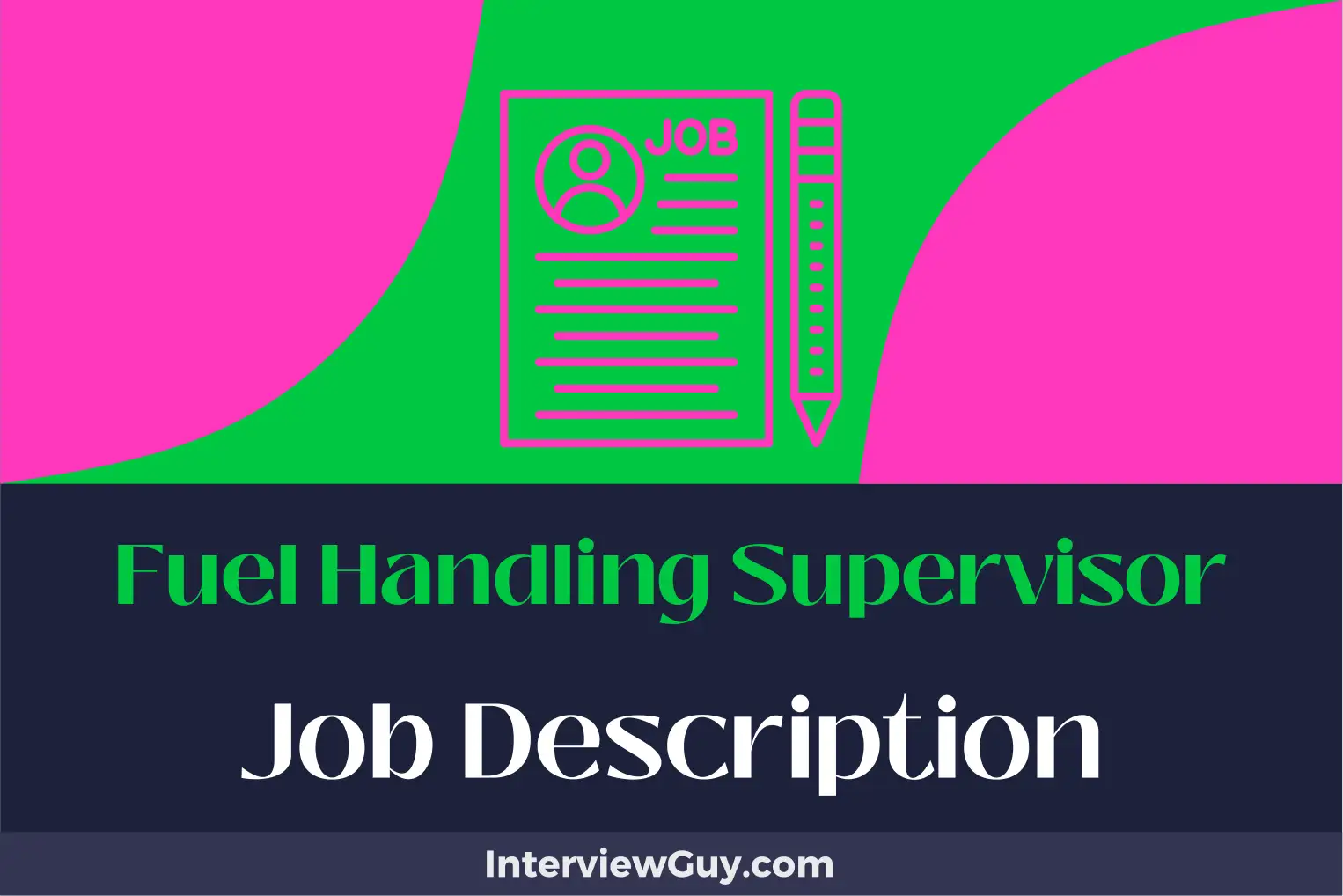 fuel handling supervisor job description