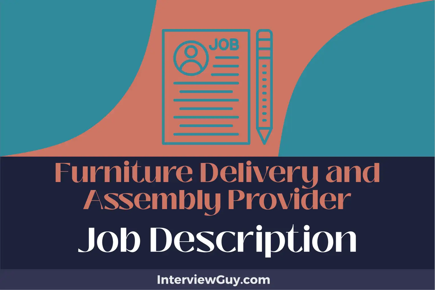 furniture delivery and assembly provider job description