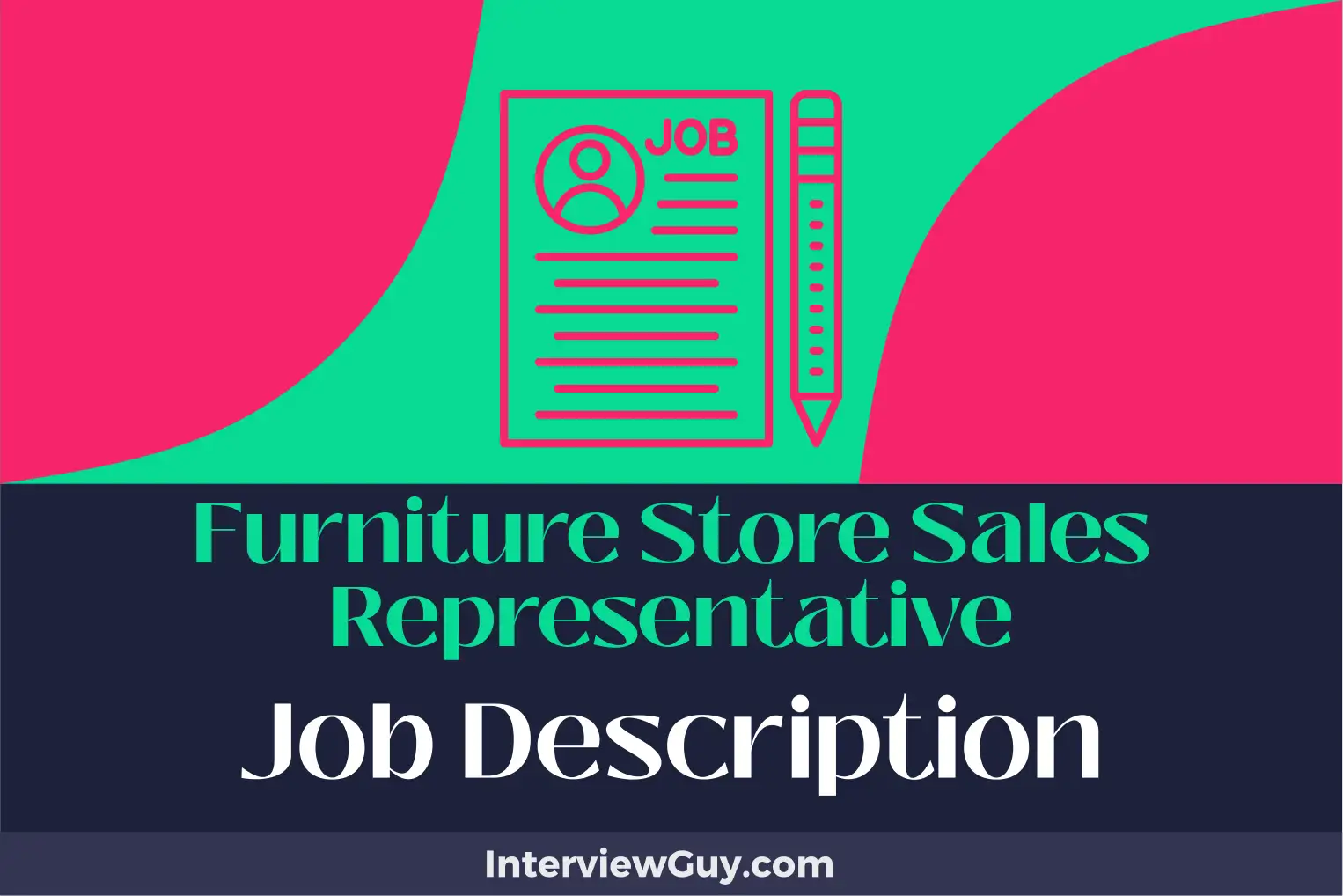 furniture store sales representative job description