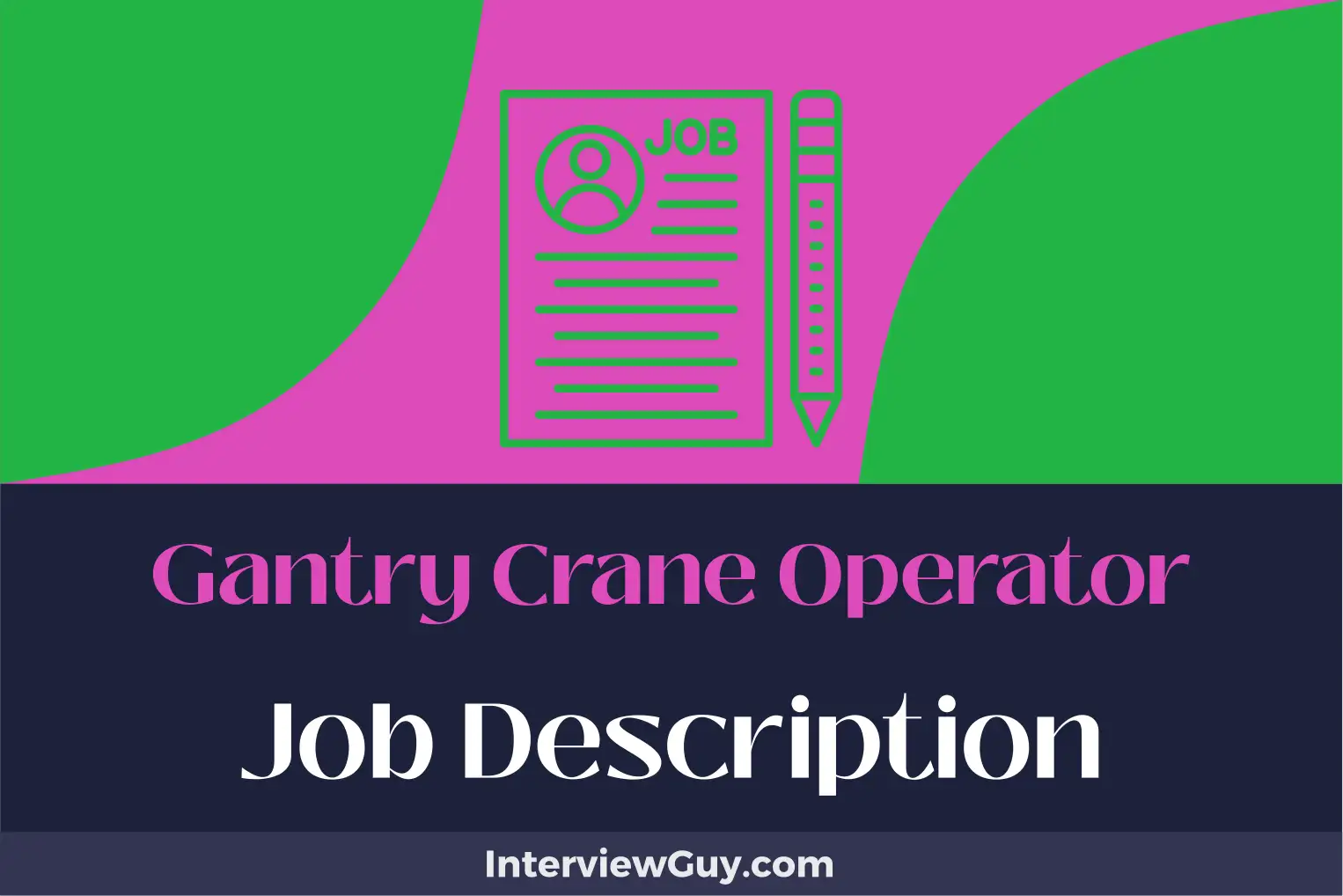 gantry crane operator job description