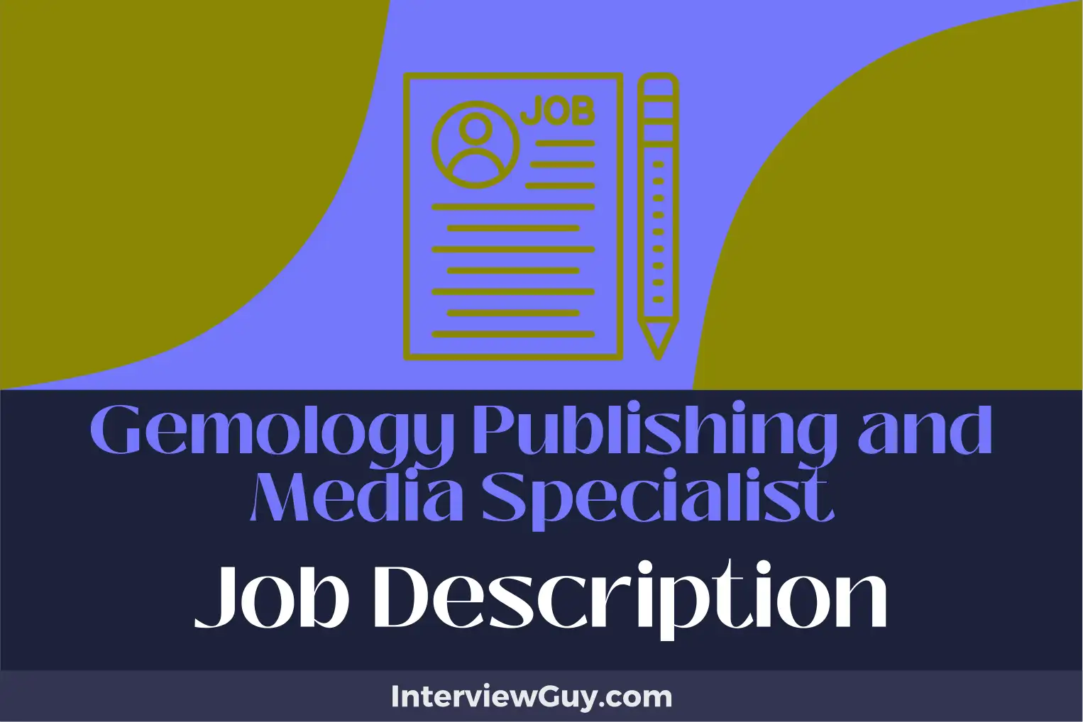 gemology publishing and media specialist job description