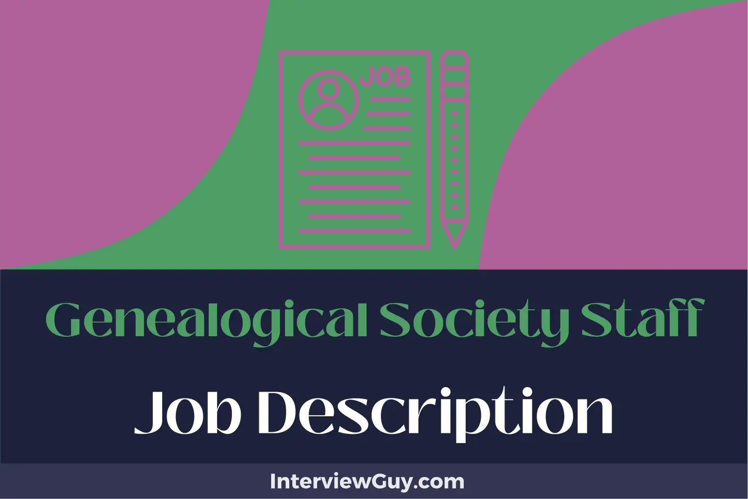 genealogical society staff job description